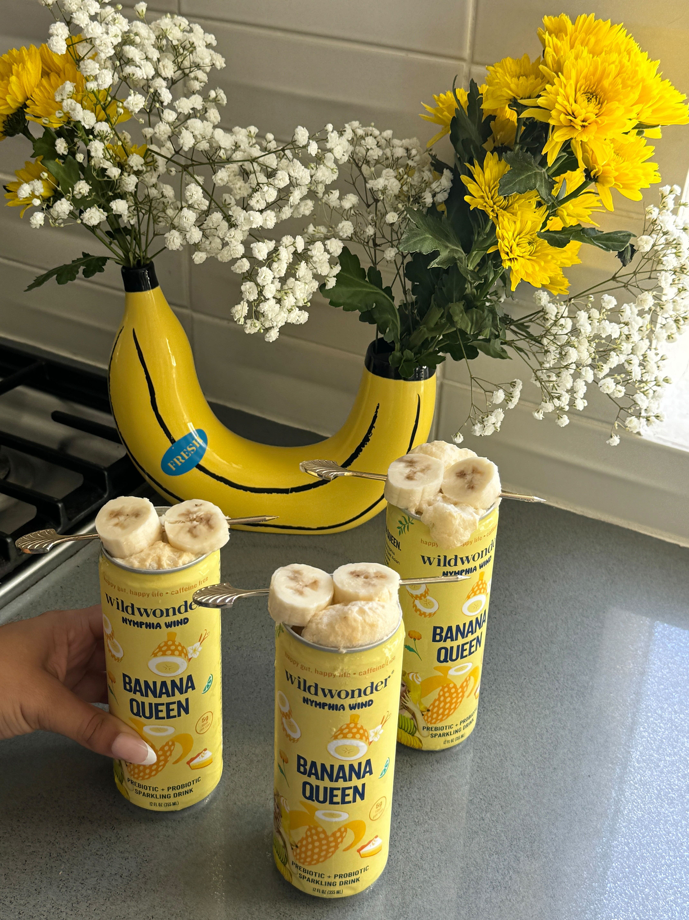 Banana Ice Cream Float