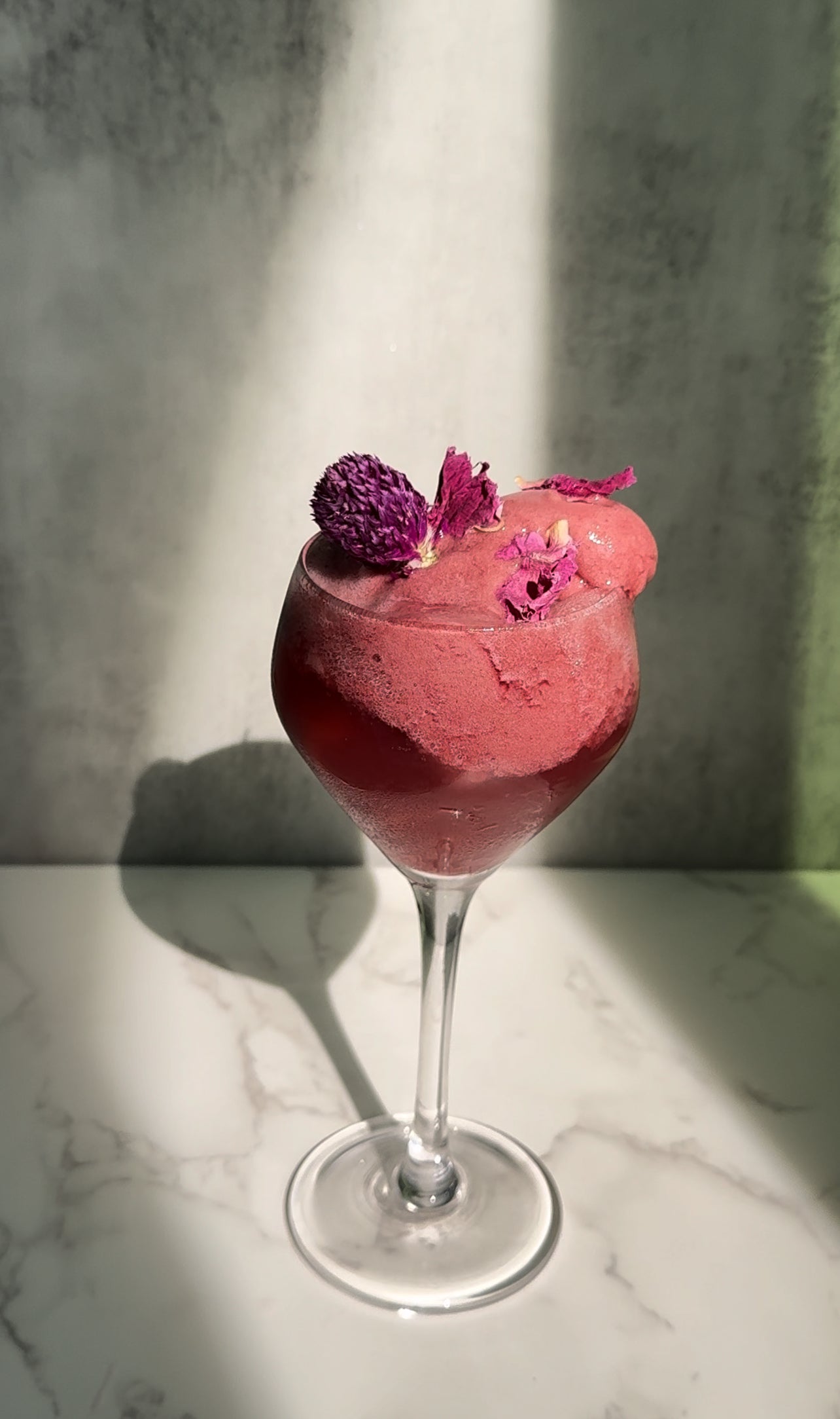 Raspberry Sorbet Mocktail