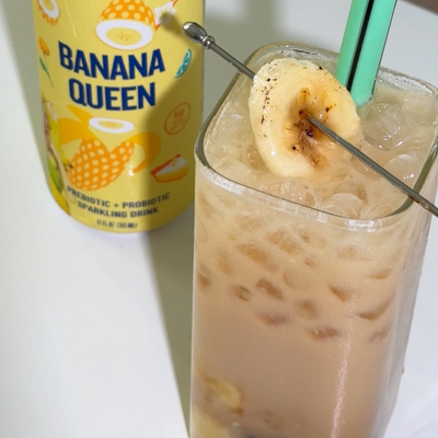 Sparkling Banana Boba