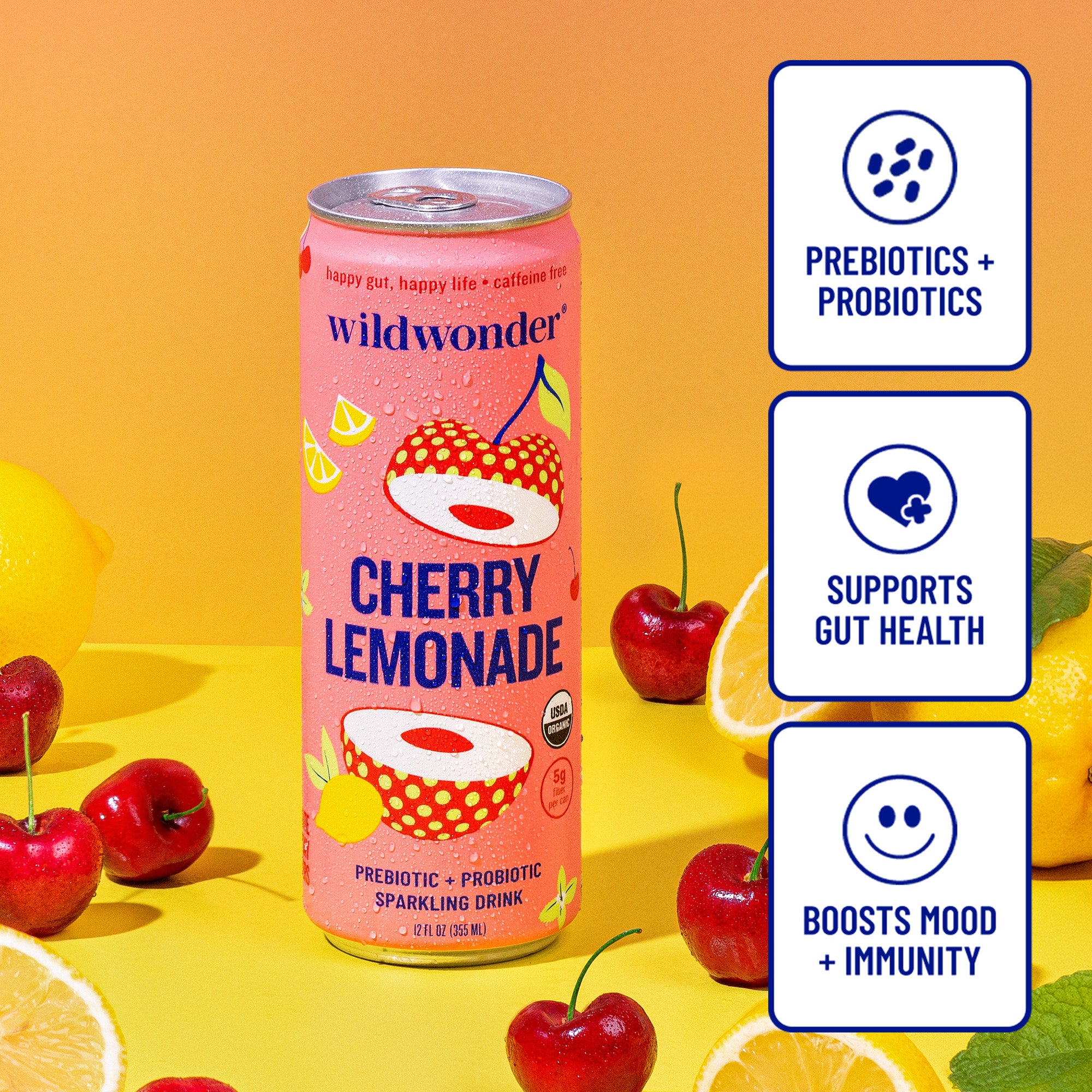 Piacere様　ウィンターグリーン・サイプレス・タイム・レモン　各15ml Cherry Lemonade Gut Friendly Sparkling Drink – wildwonder