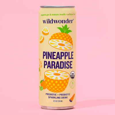 A can of wildwonder's Pineapple Paradise.