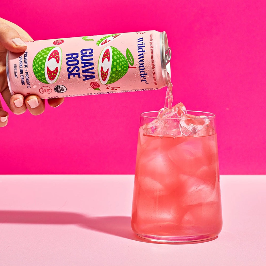 Guava Rose Gut Friendly Sparkling Drink – wildwonder