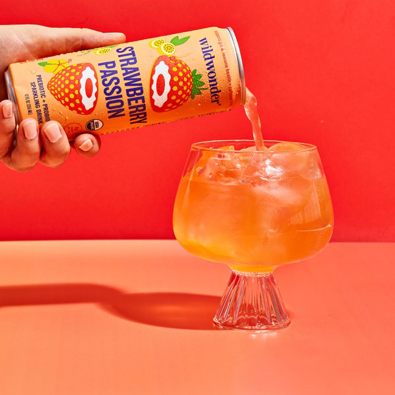 Strawberry Passion Prebiotic Probiotic Sparkling Drink – wildwonder